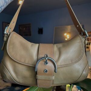 Coach Soho Buckle Bag - Light Tan 🤎